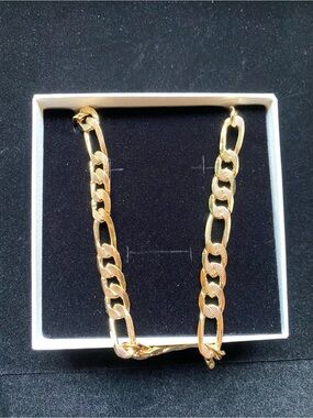 14 K Gold Plated Figaro Chain